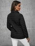 Damen Wärmende Steppjacke in schickem Schwarz